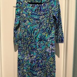 Lilly Pulitzer Blue Hollee Dress in Sneak A Beak